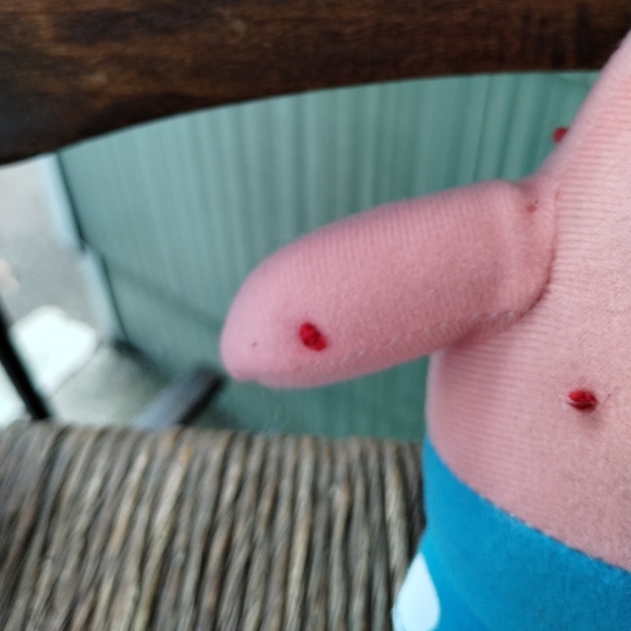 ÷SpongeBob SquarePants Patrick Star Plush with blue Swimtrunks &Glasses 7.5” - Picture 6 of 13